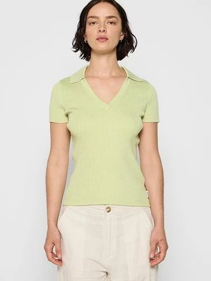 Sweter DKNY jasnozielony