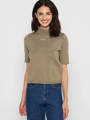 Sweter DKNY khaki