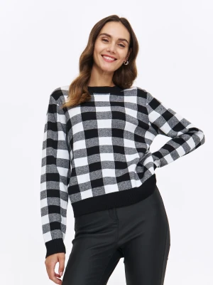 Sweter długi rękaw czarny - SSW3692CA sweter długi rękaw - TOP SECRET - Odzieżowy sklep internetowy TOP SECRET