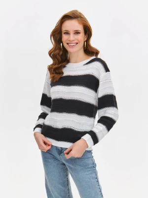 Sweter długi rękaw granatowy - SSW3681GR sweter długi rękaw - TOP SECRET - Odzieżowy sklep internetowy TOP SECRET