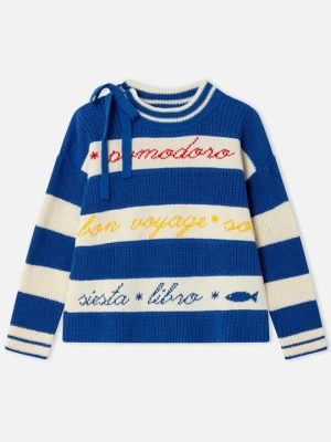 Sweter Dr. Bloom niebieski