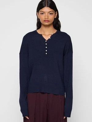Sweter Dreimaster granatowy