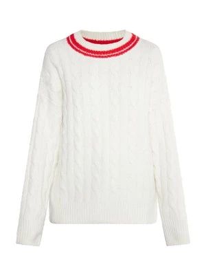 Sweter Dreimaster biały