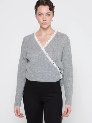 Sweter Dreimaster szary