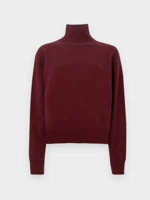 Sweter Drykorn ciemnoczerwony
