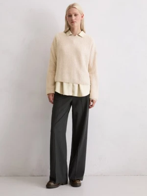 Sweter dzianinowy oversize Marc O'Polo