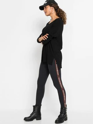 Sweter dzianinowy oversize z mieszanki wiskozy bonprix