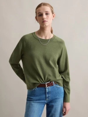 Sweter dzianinowy regular Marc O'Polo zelená