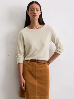 Sweter dzianinowy slim Marc O'Polo růžová