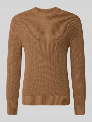 Sweter dzianinowy z czystej bawełny o kroju regular fit MCNEAL