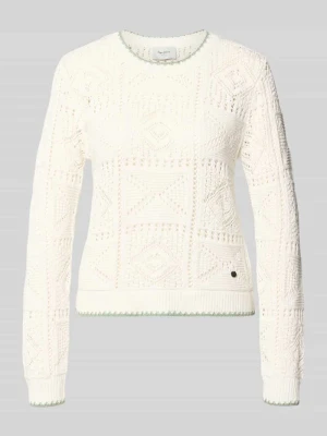 Sweter dzianinowy z czystej bawełny o kroju regular fit model 'KAS' Pepe Jeans