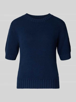 Sweter dzianinowy z krótkim rękawem FYNCH-HATTON