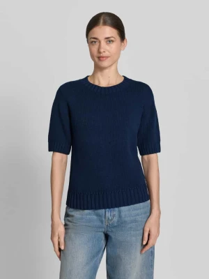 Sweter dzianinowy z krótkim rękawem FYNCH-HATTON