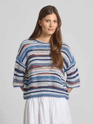 Sweter dzianinowy z krótkim rękawem Oui