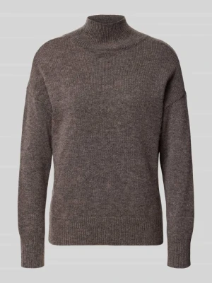 Sweter dzianinowy z mieszanki kaszmiru z domieszką wełny Model 'Nina' 0039 italy