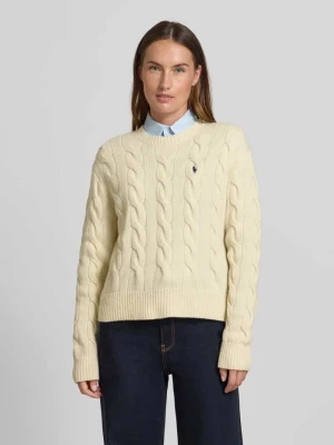 Sweter dzianinowy z mieszanki wełny i kaszmiru, krój regular fit Polo Ralph Lauren