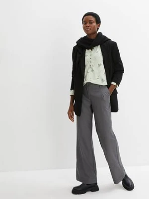 Sweter dzianinowy z okrągłym dekoltem bonprix