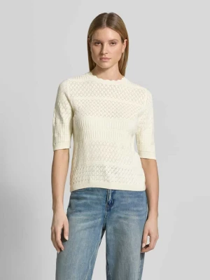 Sweter dzianinowy z rękawem 1/2 model 'MILOS' Vila