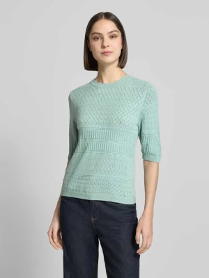 Sweter dzianinowy z rękawem 1/2 model 'MILOS' Vila