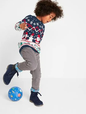 Sweter dziecięcy bożonarodzeniowy z bawełny bonprix