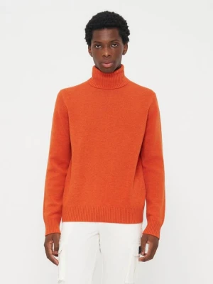 Sweter ECOALF pomarańczowy