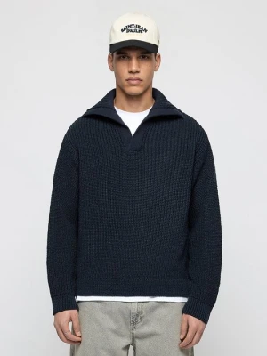 Sweter EIGHTYFIVE granatowy