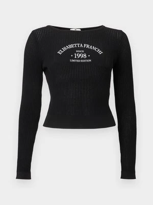 Sweter Elisabetta Franchi czarny