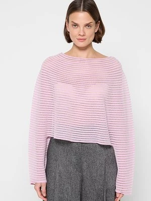 Sweter Emporio Armani mauve