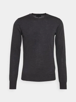 Sweter Emporio Armani szary melanż