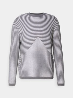 Sweter Emporio Armani szary