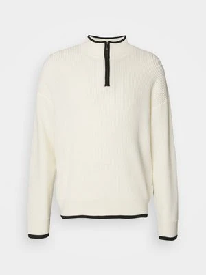 Sweter Emporio Armani mleczny