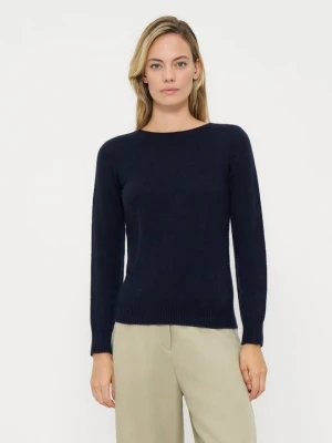 Sweter Emporio Armani błękit królewski
