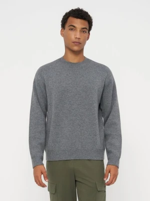 Sweter Emporio Armani ciemnoszary