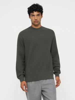 Sweter Emporio Armani czerwony metalik