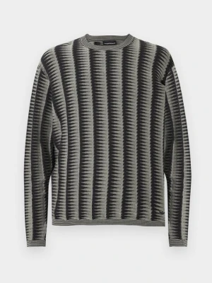 Sweter Emporio Armani granatowy