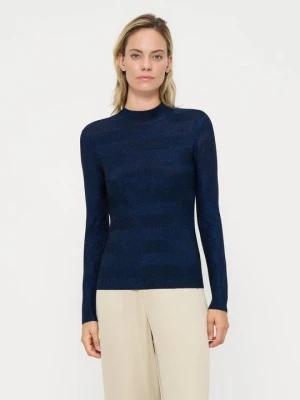 Sweter Emporio Armani niebieski