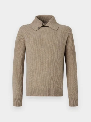 Sweter Emporio Armani taupe
