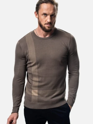 SWETER EPINAL Z OKRĄGŁYM DEKOLTEM BEŻ Recman