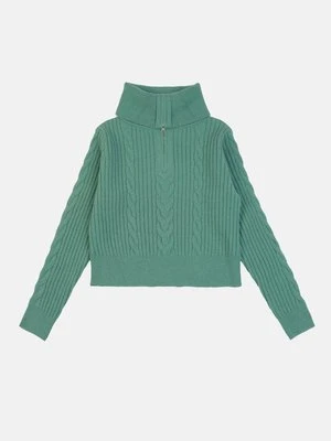Sweter Even&Odd By Zalando jasnozielony
