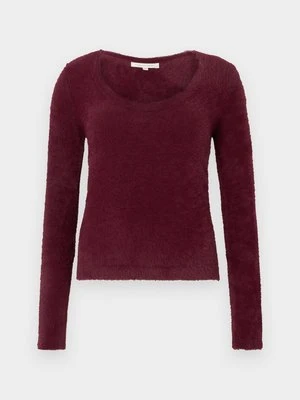 Sweter Fabienne Chapot ciemnoczerwony