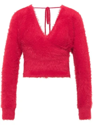 Sweter Faina czerwony