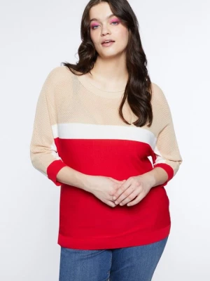 Sweter Fiorella Rubino czerwony