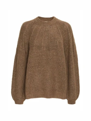 Sweter Fransa brązowy