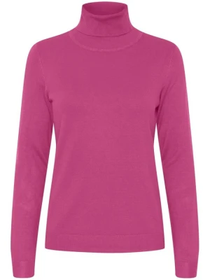 Sweter Fransa jagodowy