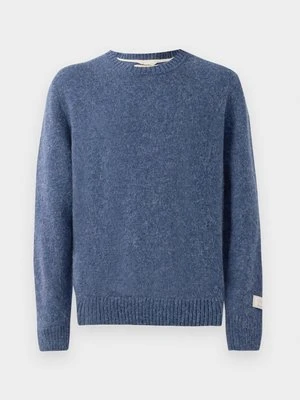 Sweter Gant granatowy melanż