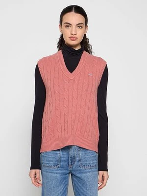Sweter Gant pomarańczowy