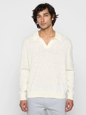 Sweter Gant mleczny