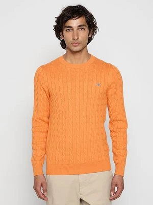 Sweter Gant pomarańczowy
