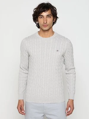 Sweter Gant jasnoszary