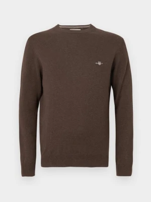 Sweter Gant brązowy
